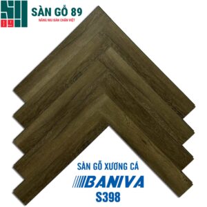 Sàn gỗ xương cá Baniva S398