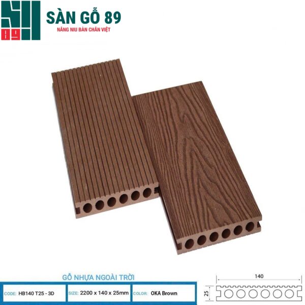 Hobi HB140 T25 - 3D OKA Brown