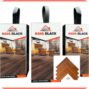 Sàn gỗ xương cá Nava Black