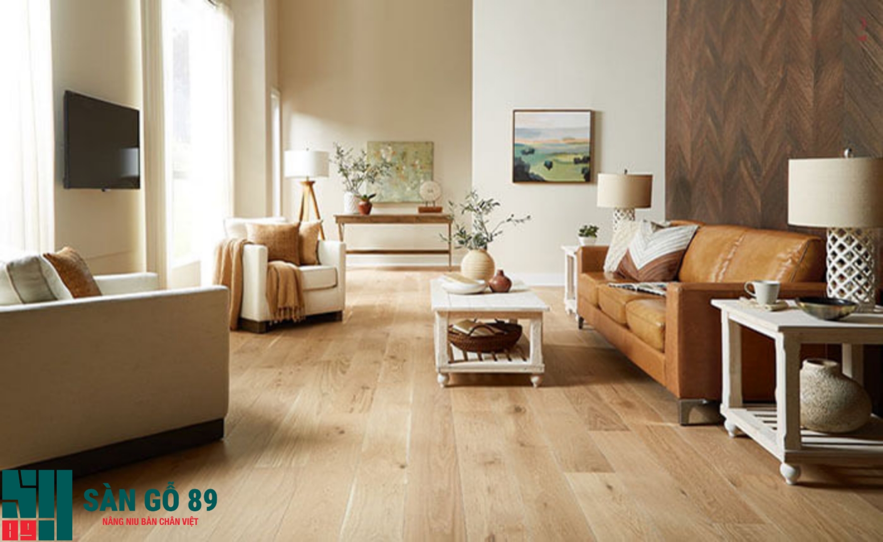 Sàn gỗ công nghiệp dày 8mm giá rẻ.