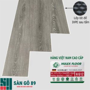 Sàn nhựa hèm khóa Hulex Floor 6mm H612