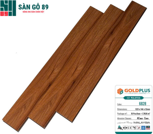 Sàn gỗ Goldplus 6828