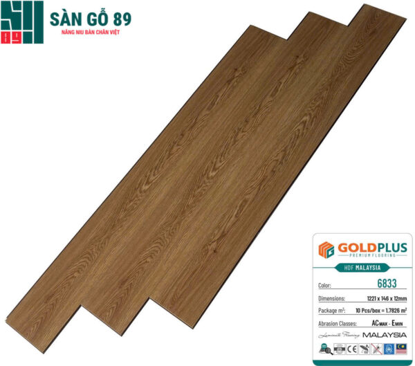 Sàn gỗ Goldplus 6833