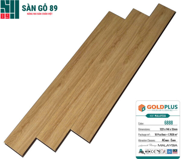 Sàn gỗ Goldplus 6888
