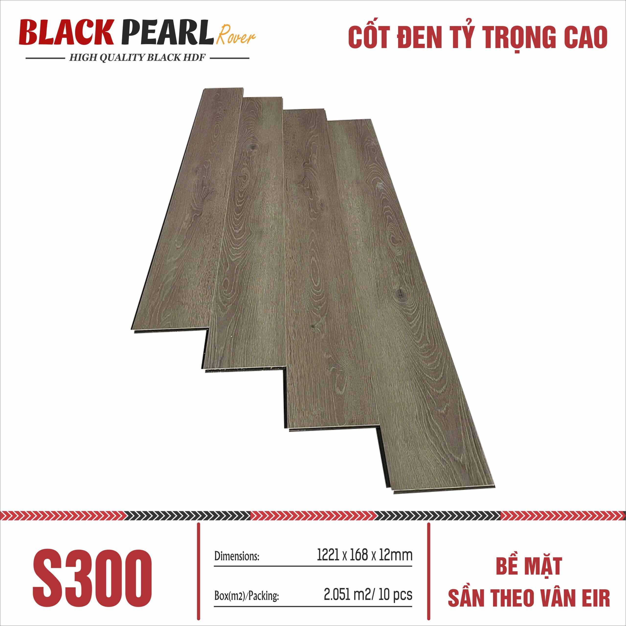 Sàn gỗ Black Pearl S300