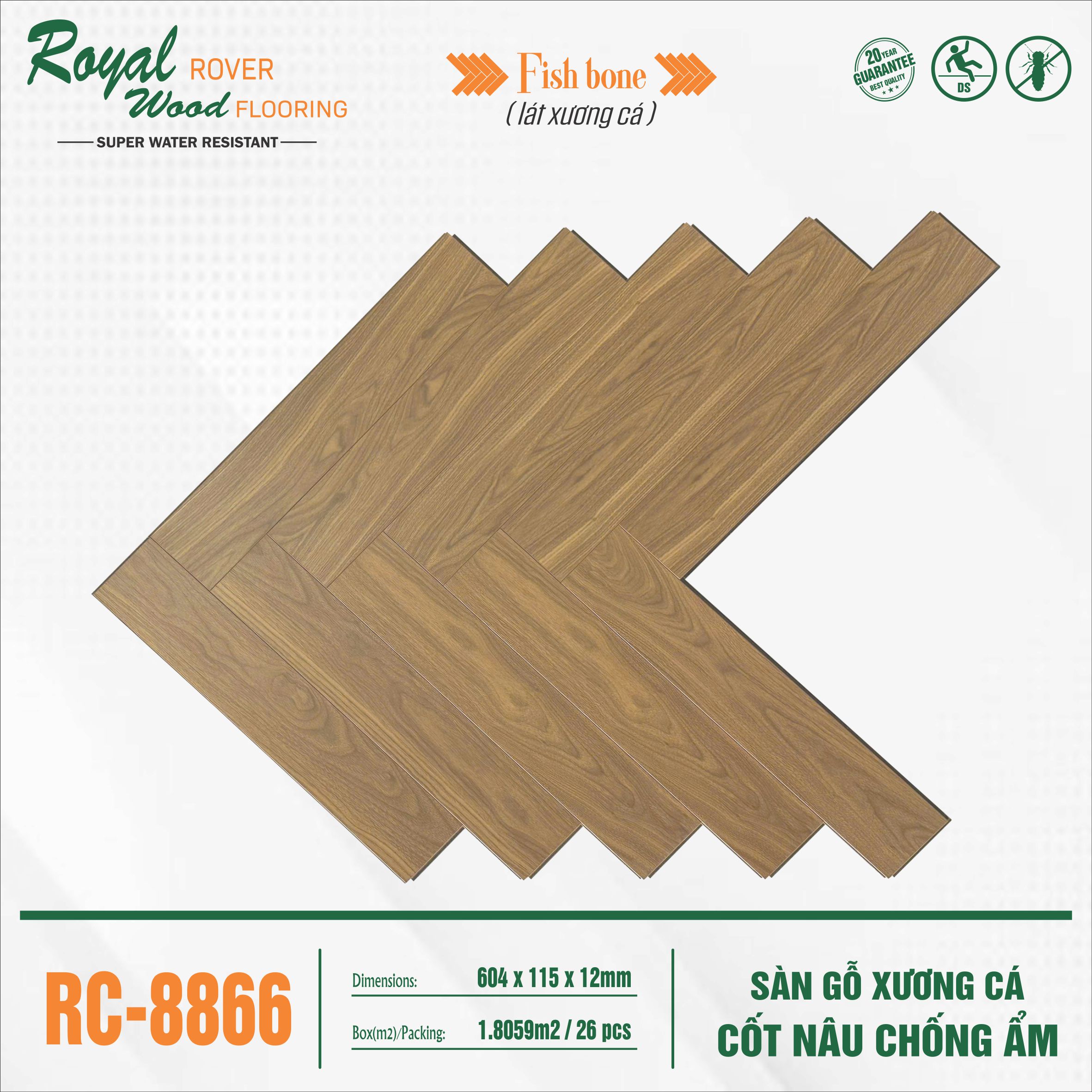 Sàn gỗ Royal Rover RC-8866