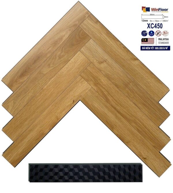Sàn gỗ xương cá Winfloor XC450